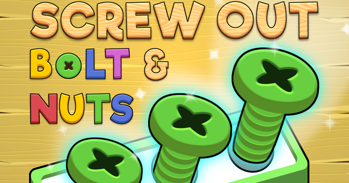 Screw Out: Bolts and Nuts Cover
