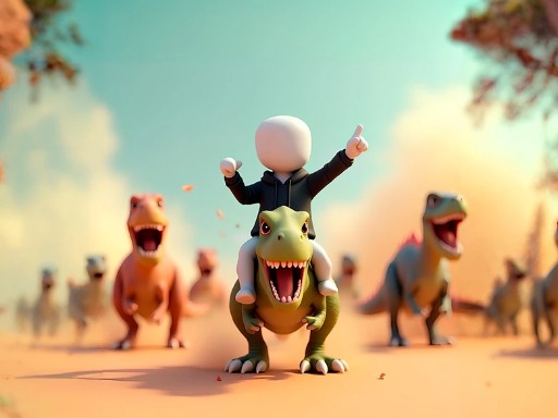Stickman: Dinosaur arena Cover